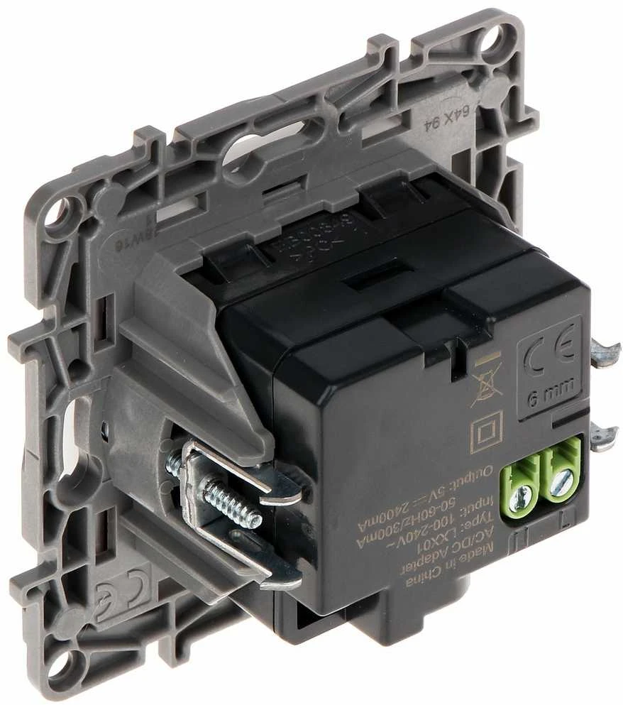 MAITINIMO LIZDAS LE-764594 Niloe 2 PORTAI USB 2.4A/5V LEGRAND