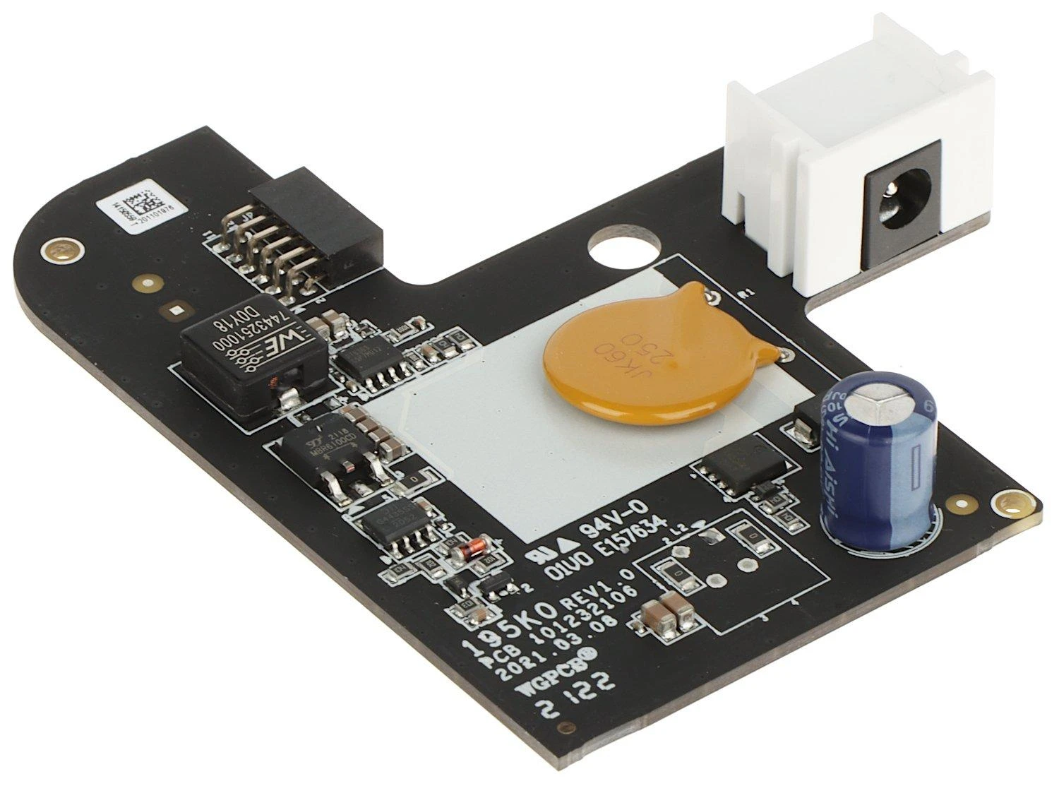 Hikvision DS-PM1-D maitinimo plokštė su komponentais