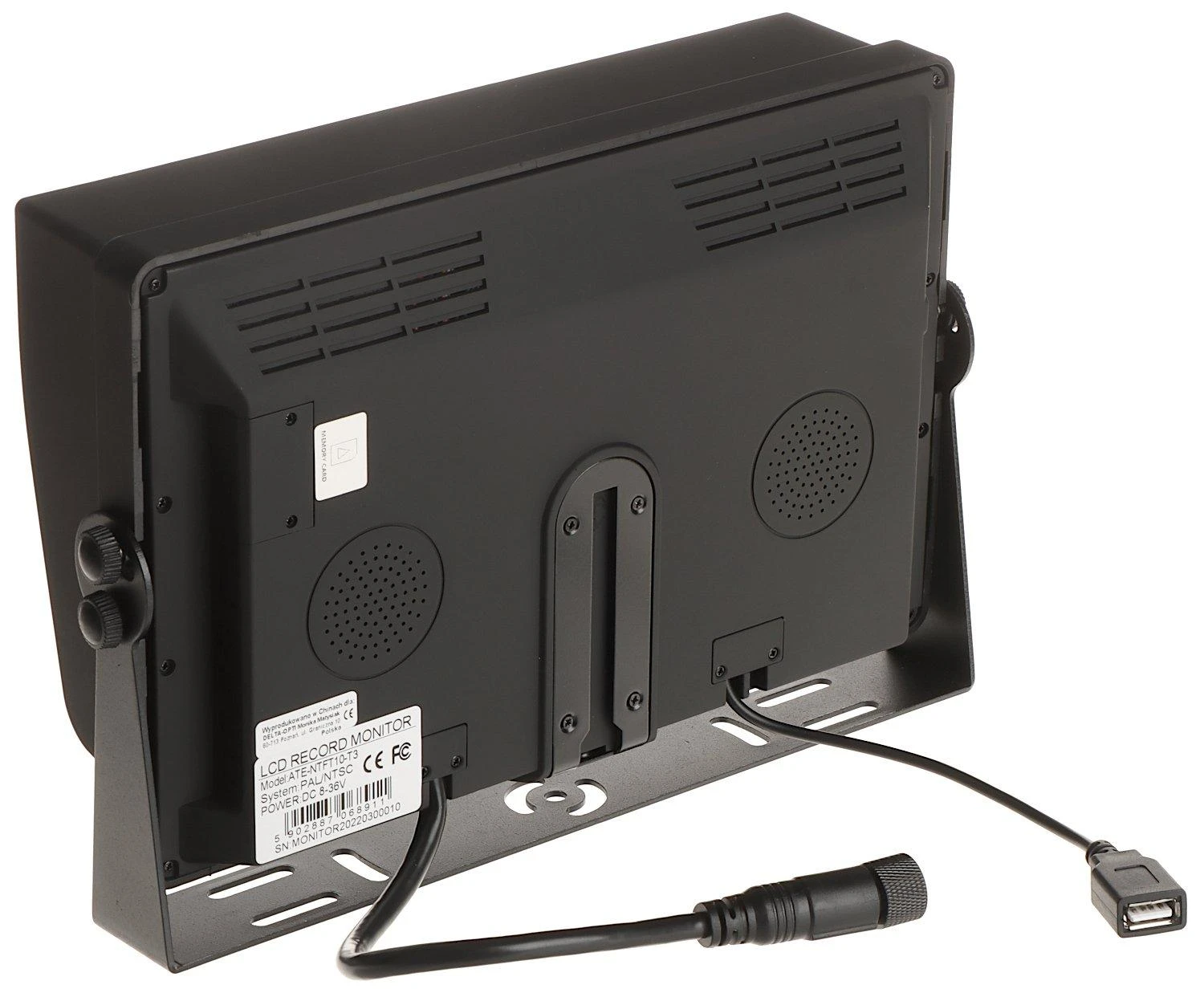 MOBILUS ĮRAŠYMO ĮRENGINYS SU MONITORIUMI ATE-NTFT10-T3 4 KANALAI 10 " AUTONE