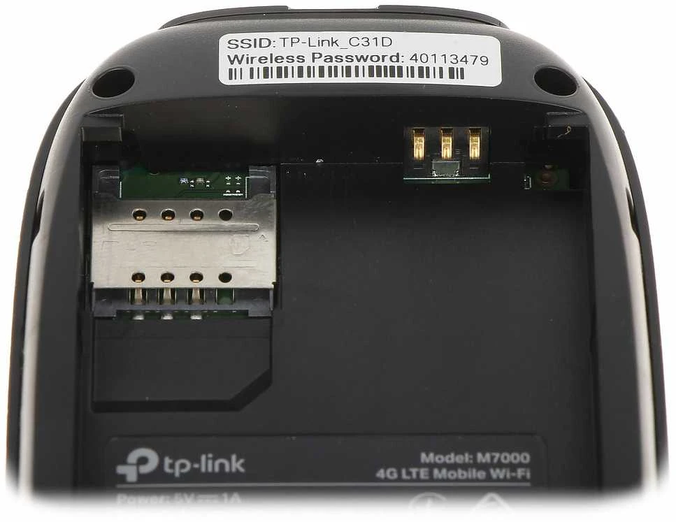 Modemas TP-LINK | 4G LTE mobilusis „Wi-Fi“ | M7000 | 150+50 Mbit/s | Tinklelio atramos Nr. | MU-MiMO Nr. | 3G/4G duomenų bendrinimas | Antenos tipas Vidinis | 1x micro USB