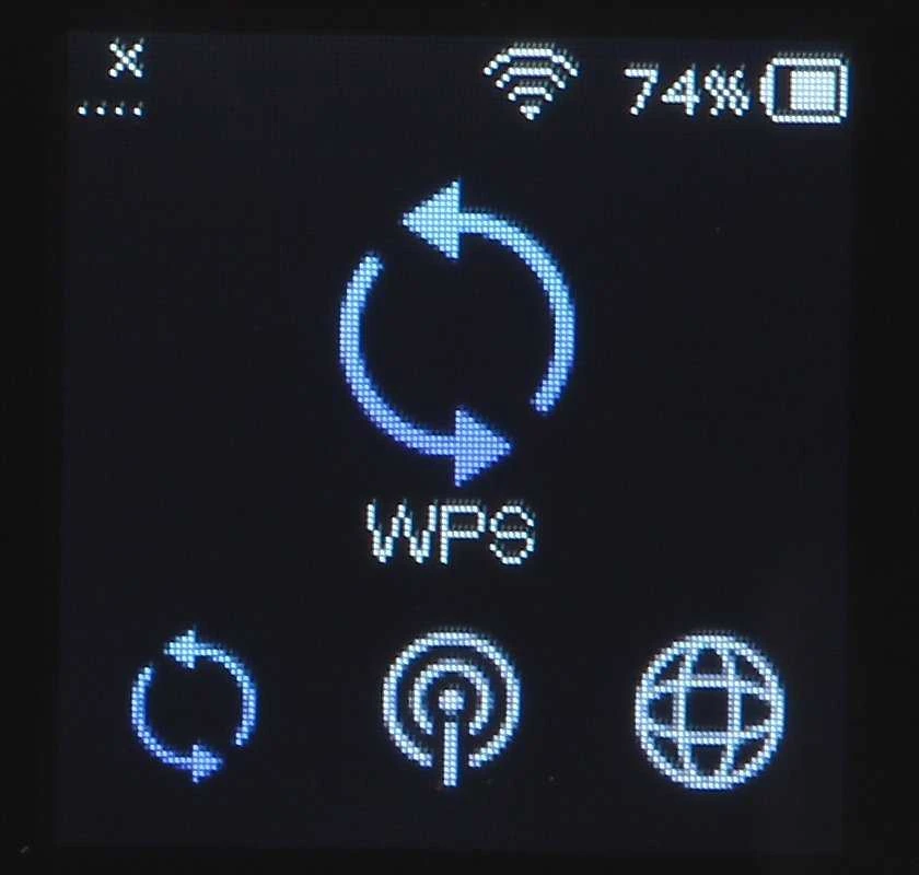 Modemas TP-LINK mobilusis 4G LTE WLAN Maršrutizatorius su integr.4G modemu, SIM kortelės lizdas, 1,4 colio TFT Ekranas, 2550 mAH Akku, Micro SD kortelės lizdas