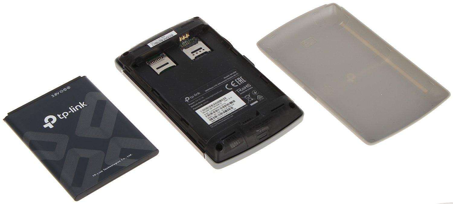 TP-LINK mobilusis 4G LTE WLAN Maršrutizatorius 300 MB dviejų dažnių „Wi-Fi“ 4G modemas SIM kortelės lizdas Micro SD lizdas 1,4 colio TFT ekranas 3000 mAh baterija