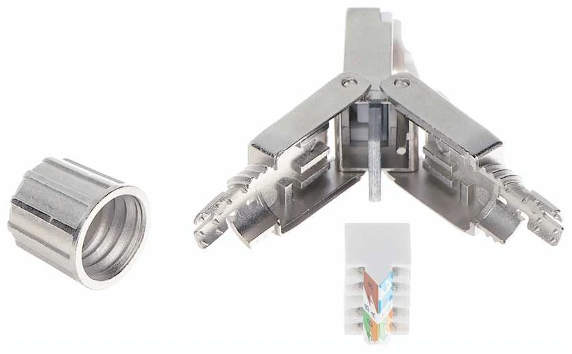 MODULINIS EKRANUOTAS KIŠTUKAS RJ45/FTP6A-HAND/S DELTA NETWORK