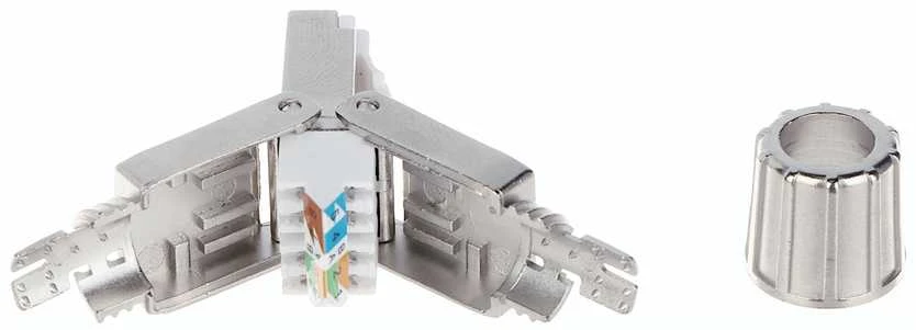 MODULINIS EKRANUOTAS KIŠTUKAS RJ45/FTP6A-HAND/S DELTA NETWORK