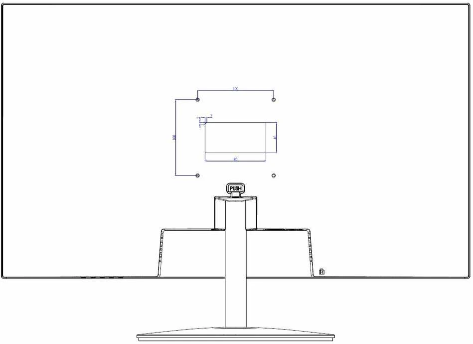 MONITORIUS VGA, HDMI LM27-A200 27 " DAHUA