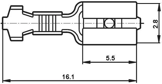 Voice Kraft MOTERIŠKA JUNGTIS KSG-2.8/1.0*P100