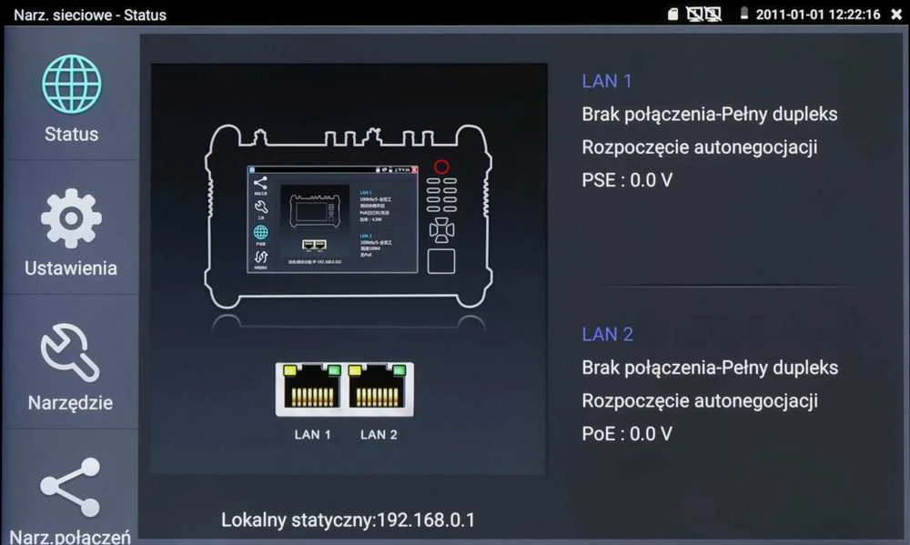 TST OPTINIS REFLEKTOMETRAS (OTDR) SU CCTV TESTERIU CS-R3-50H