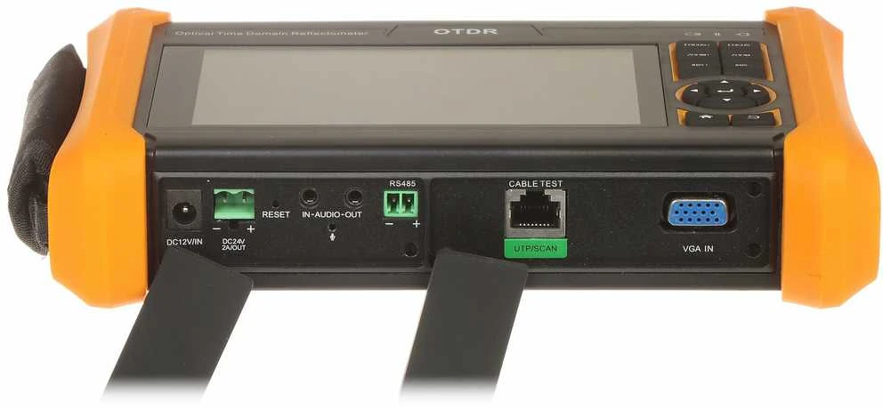 TST OPTINIS REFLEKTOMETRAS (OTDR) SU CCTV TESTERIU CS-R3-50H