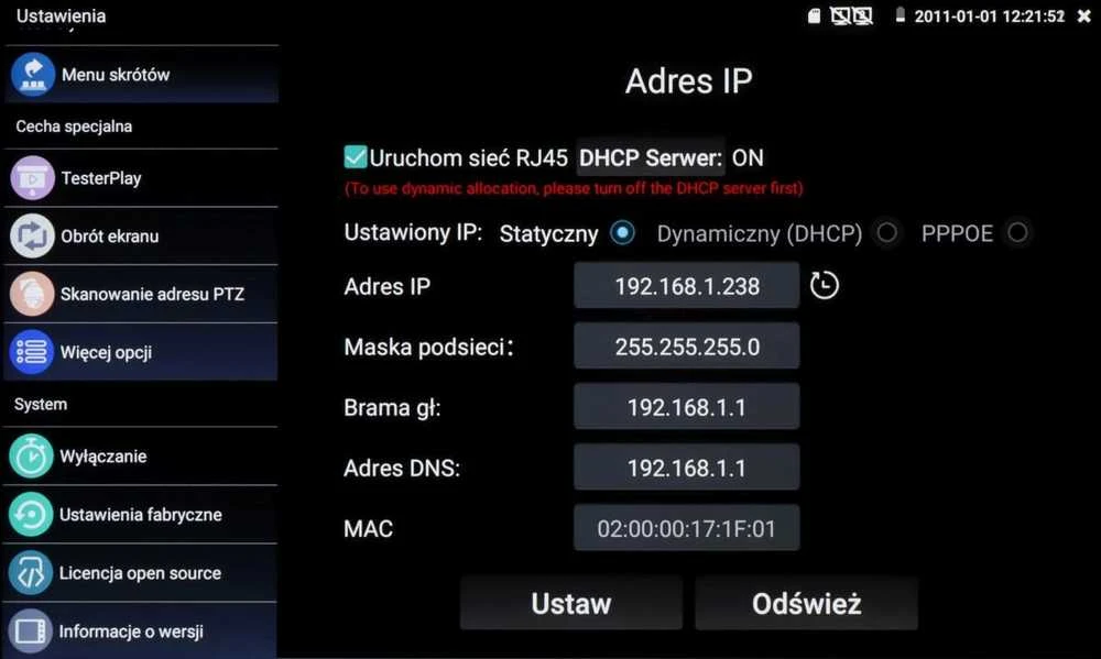 TST OPTINIS REFLEKTOMETRAS (OTDR) SU CCTV TESTERIU CS-R3-50H