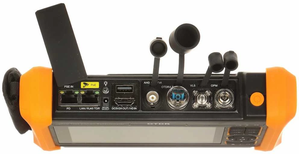 TST OPTINIS REFLEKTOMETRAS (OTDR) SU CCTV TESTERIU CS-R3-50H