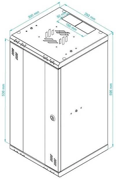 PAKABINAMA RACK SPINTA S-RC10-12U-300GB STALFLEX