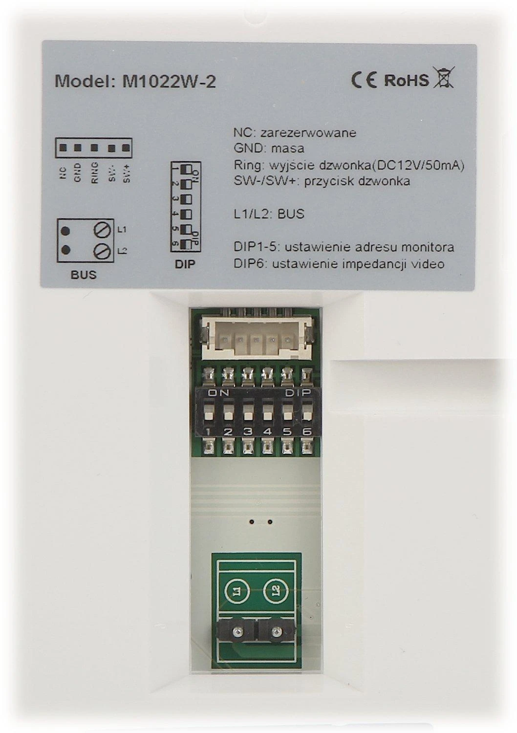 PATALPŲ VIDAUS SKYDELIS M1022W-2 VIDOS