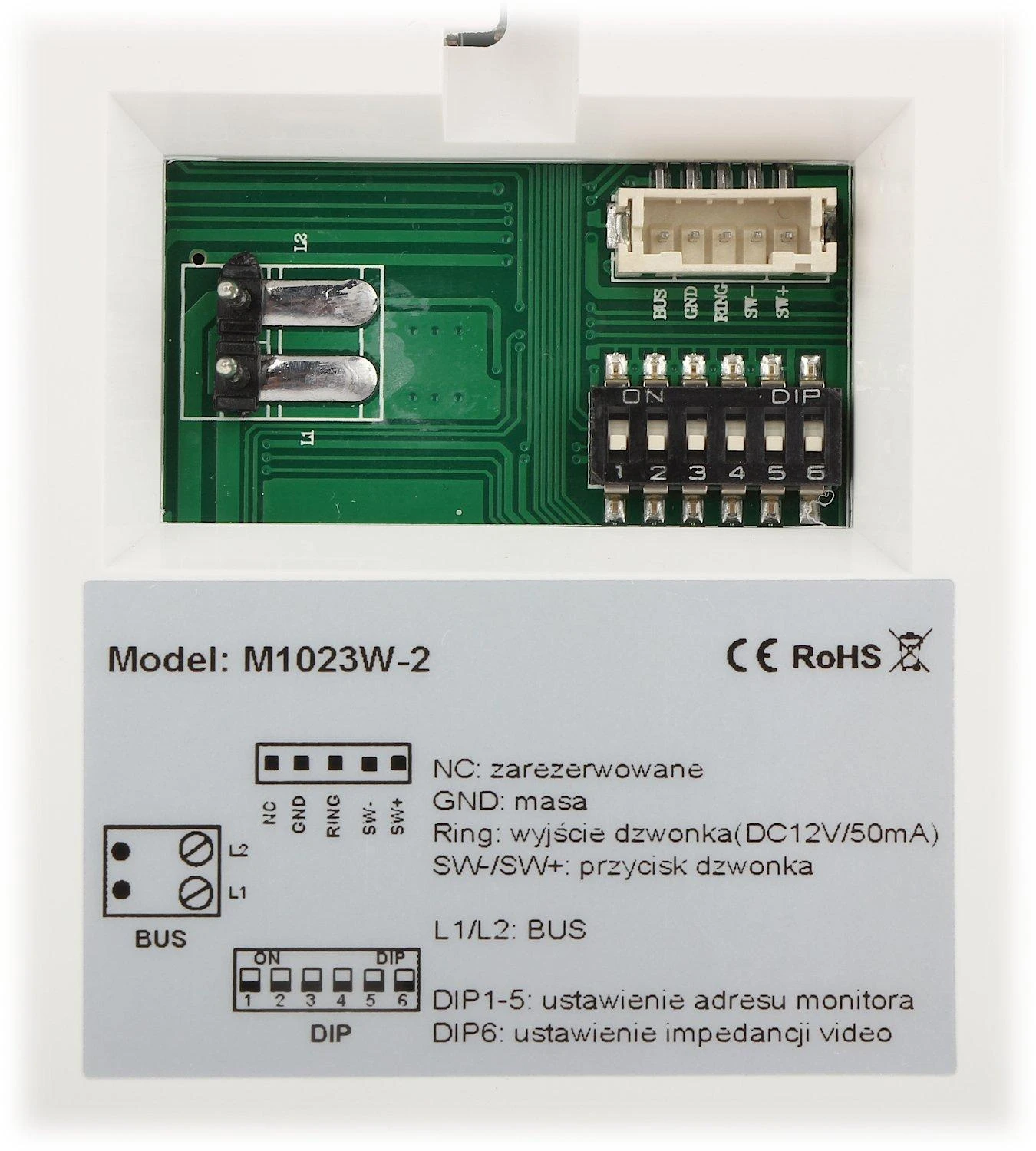 PATALPŲ VIDAUS SKYDELIS M1023W-2 VIDOS