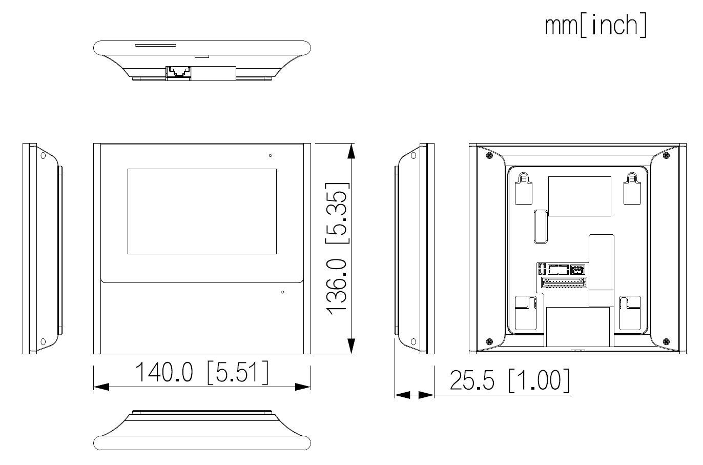 PATALPŲ VIDAUS SKYDELIS VTH2611L-WP Wi-Fi / IP DAHUA