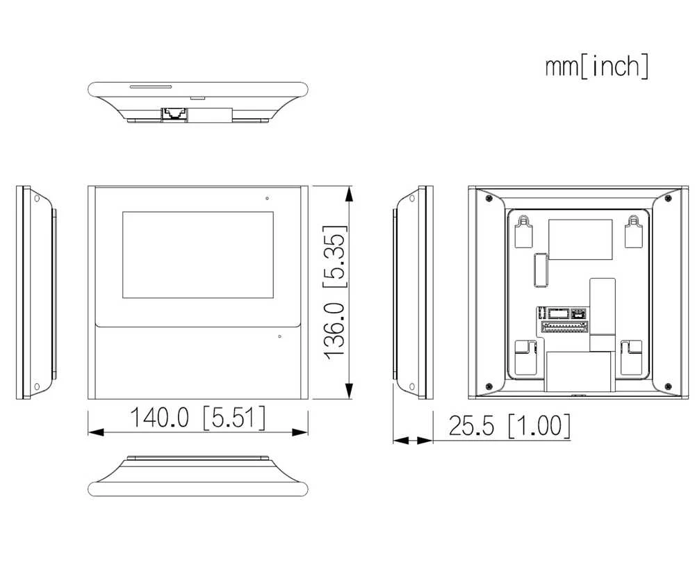 PATALPŲ VIDAUS SKYDELIS VTH2612L-W Wi-Fi / IP DAHUA