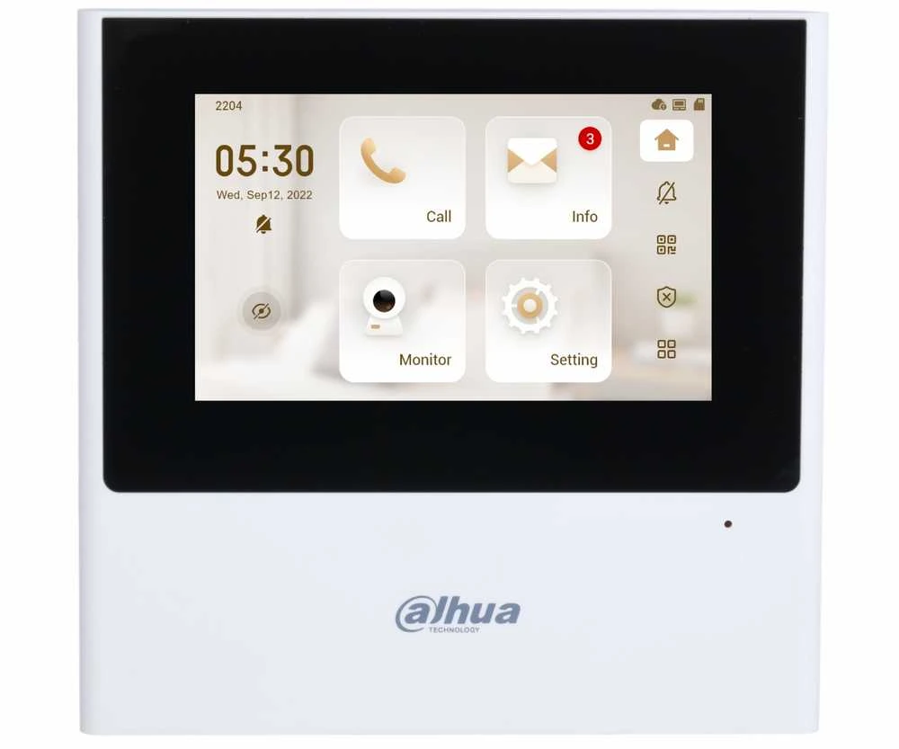 PATALPŲ VIDAUS SKYDELIS VTH2612L-W Wi-Fi / IP DAHUA