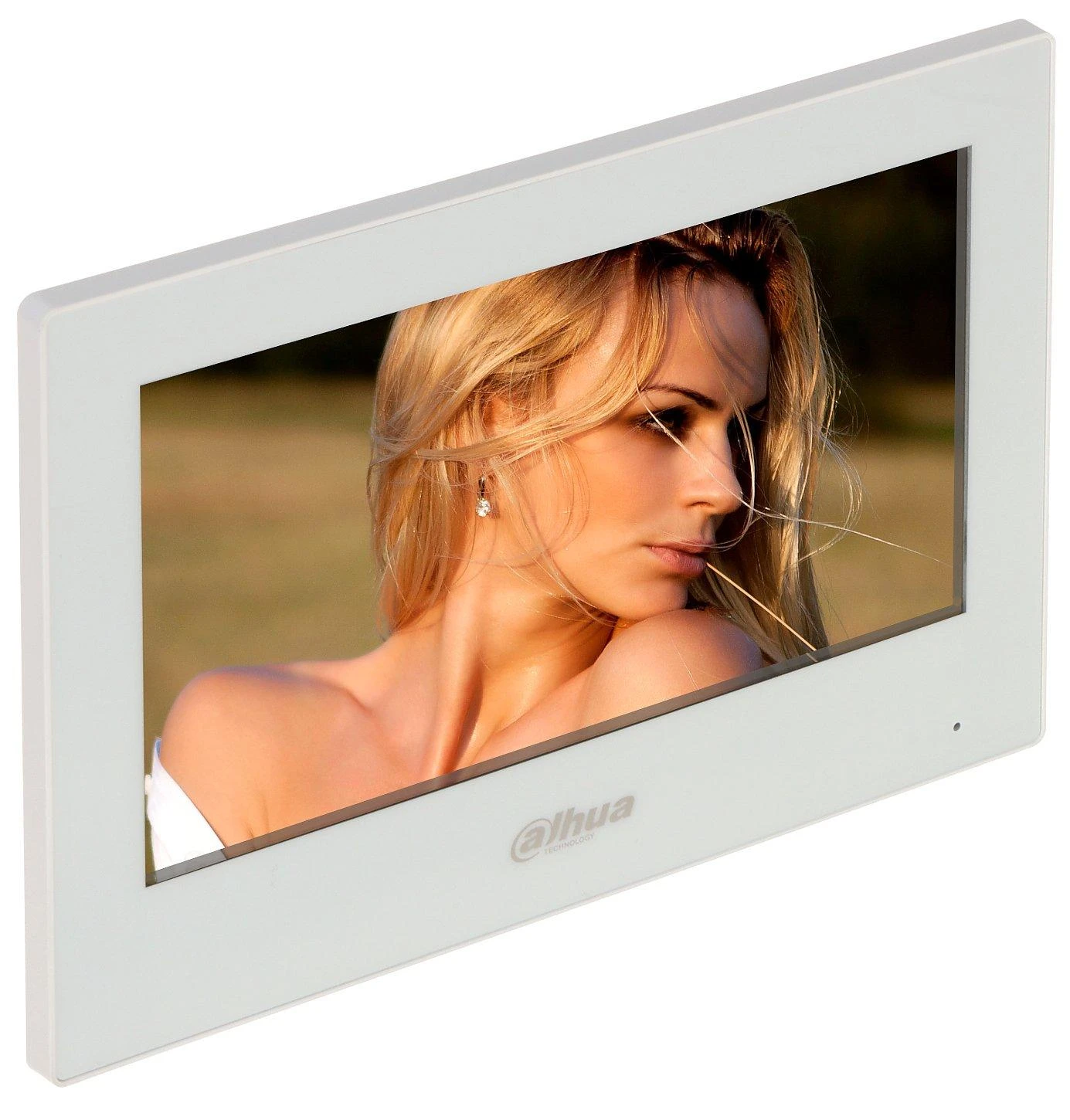 Dahua IP domofono monitorius VTH5321GW-W. 7 col. 1024x600. Wifi, PoE(802.3af). SIP. Andoid 8.1, baltas