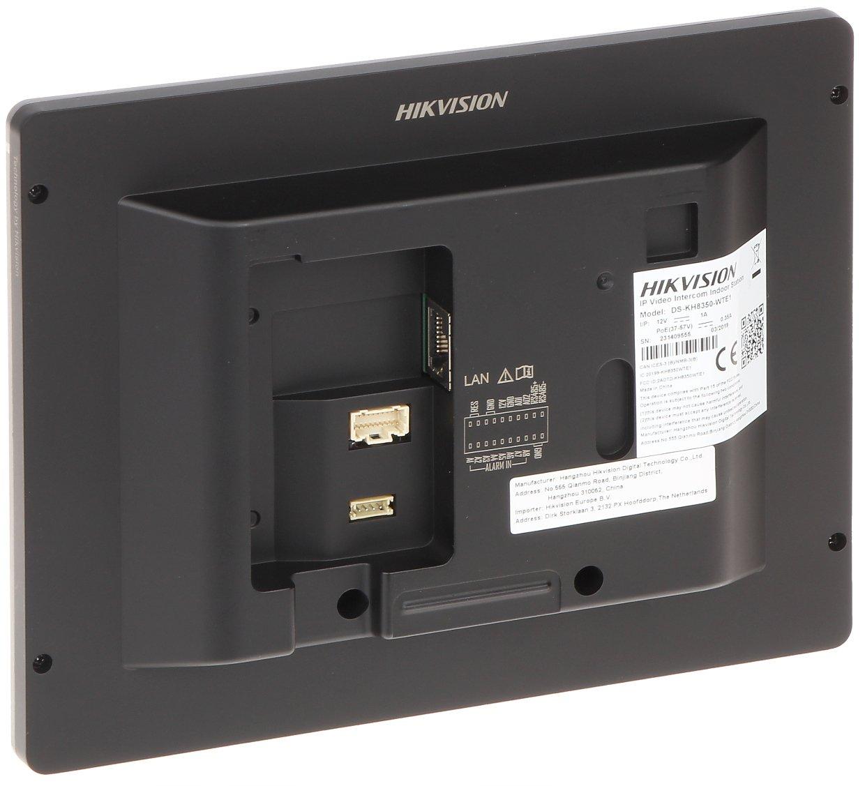 PATALPŲ VIDAUS SKYDELIS Wi-Fi / IP DS-KH8350-WTE1/EU Hikvision