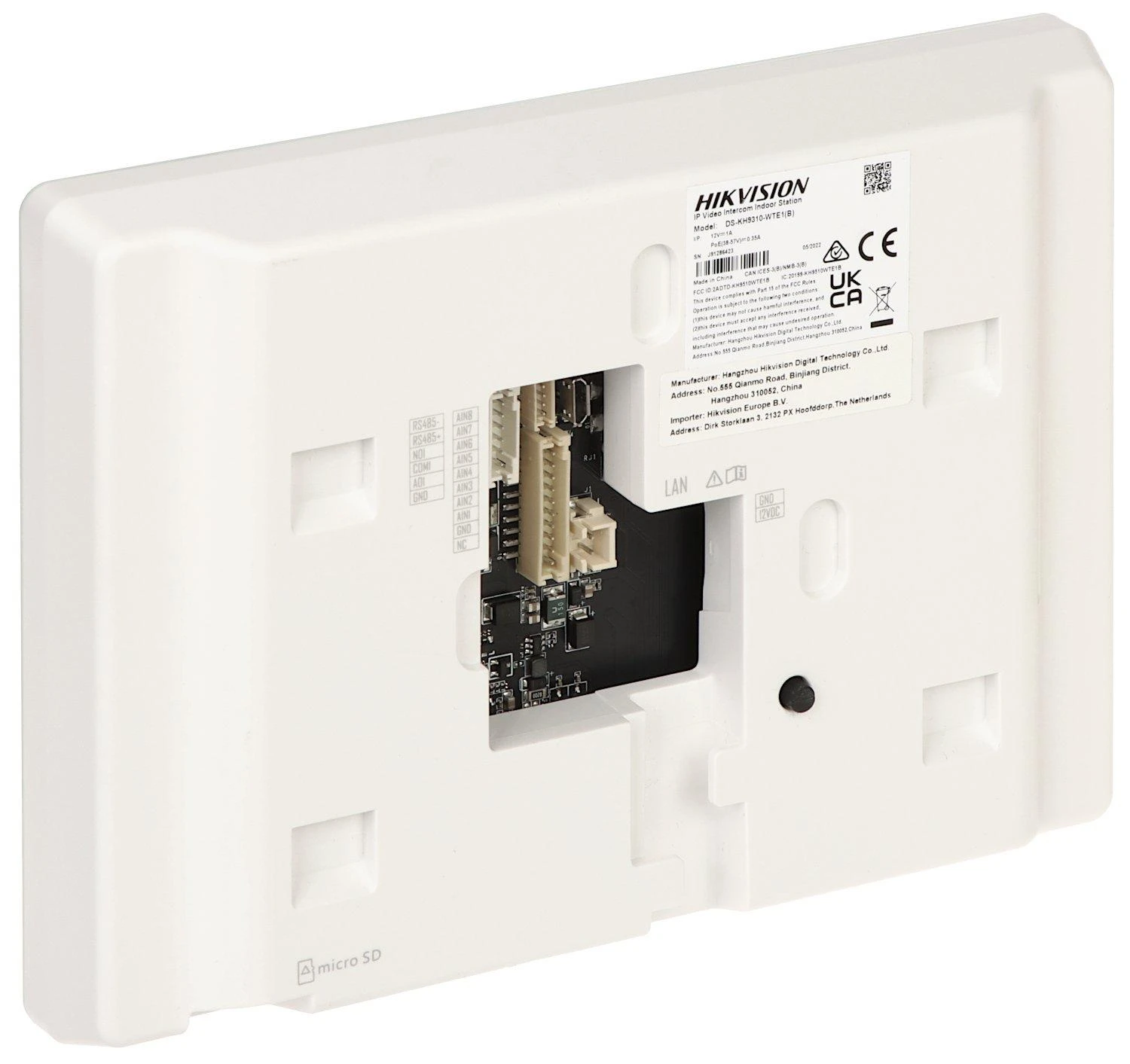 PATALPŲ VIDAUS SKYDELIS Wi-Fi / IP DS-KH9310-WTE1(B) Hikvision, Android