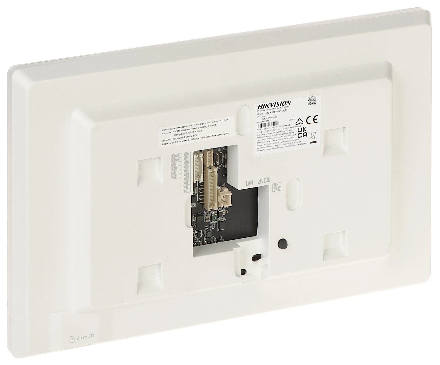 PATALPŲ VIDAUS SKYDELIS Wi-Fi / IP DS-KH9510-WTE1(B) Hikvision