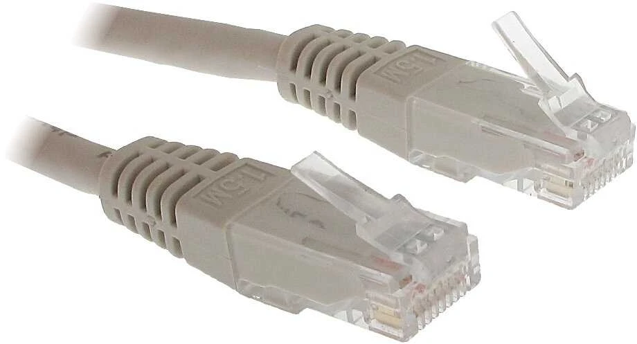 LANBERG PCU6-10CC-0150-S Patchcord RJ45 kat. 6 UTP 1.5m pilkas