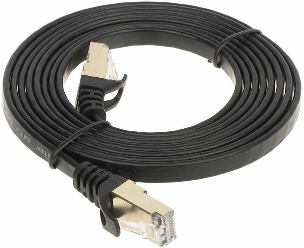 UNITEK C1897BK-2M eterneto kabelis FLAT CAT 7 UTP Ethernet 2m