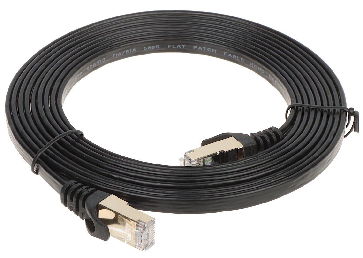 UNITEK C1897BK-3M eterneto kabelis FLAT CAT 7 UTP Ethernet 3m