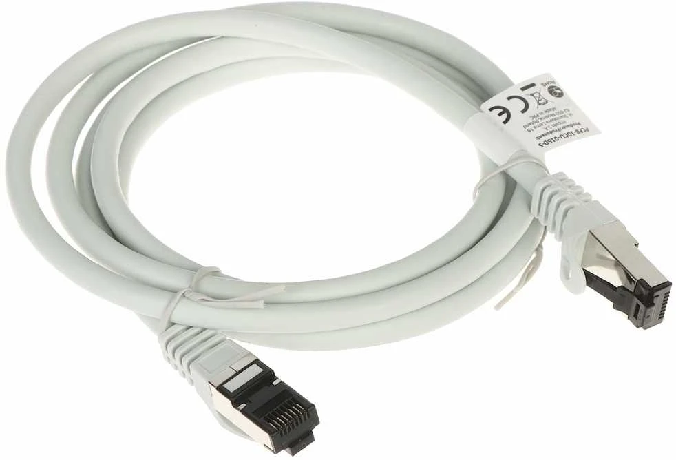 LANBERG patchcord cat.8.1 S/FTP LSZH CU 1.5m pilkas