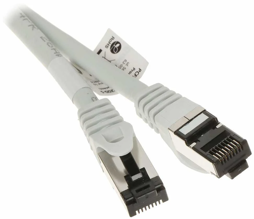 LANBERG patchcord cat.8.1 S/FTP LSZH CU 3m pilkas
