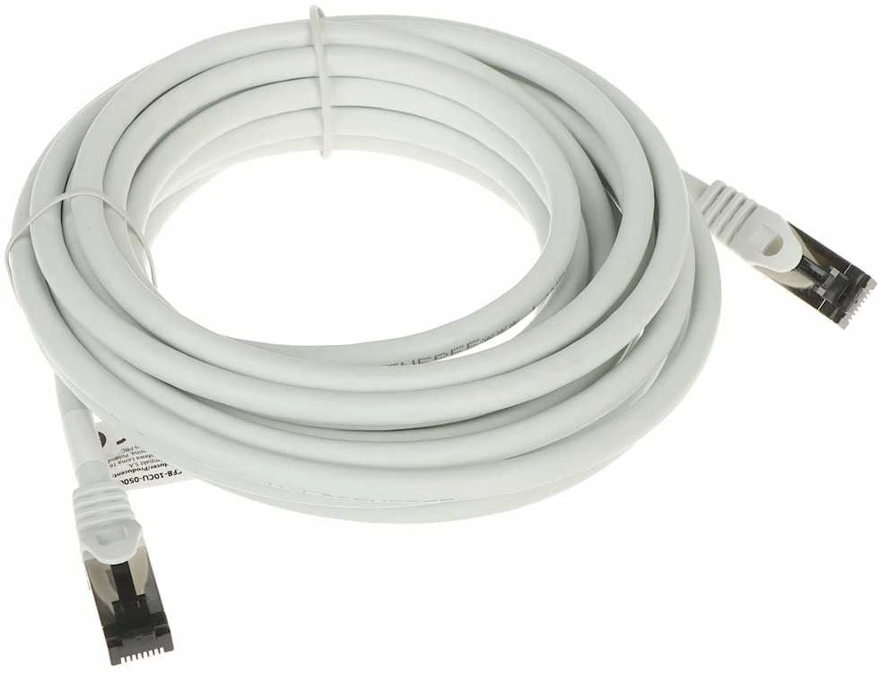 LANBERG patchcord cat.8.1 S/FTP LSZH CU 5m pilkas