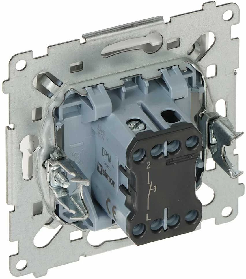 Kontak Simon PAVIENIS MOMENTINIS MYGTUKAS DP1A.01/11-SIMON54 250 V 16 A