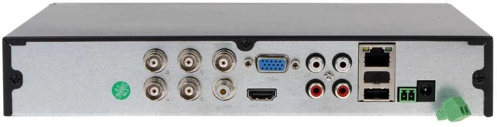 Pentabridinis (AHD/CVI/TVI/IP/analoginis) 4 kamerų vaizdo įrašymo įrenginys Longse XVR3004C1P, iki 5Mp AHD, iki 5Mp IP, H.265