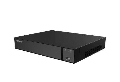 Pentabridinis (AHD/CVI/TVI/IP/analoginis) 4 kamerų vaizdo įrašymo įrenginys Longse XVR3004C1P, iki 5Mp AHD, iki 5Mp IP, H.265