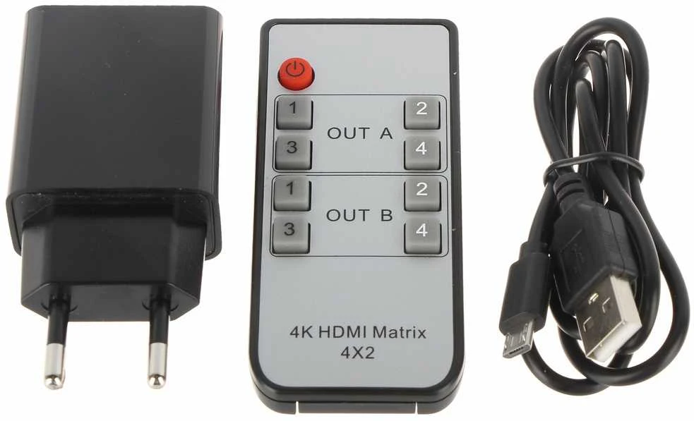 Inny PERJUNGIKLIS HDMI-SW-4/2-MATRIX