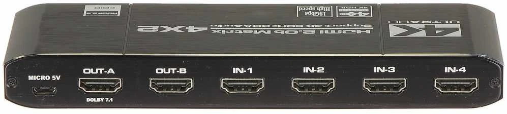 Inny PERJUNGIKLIS HDMI-SW-4/2-MATRIX