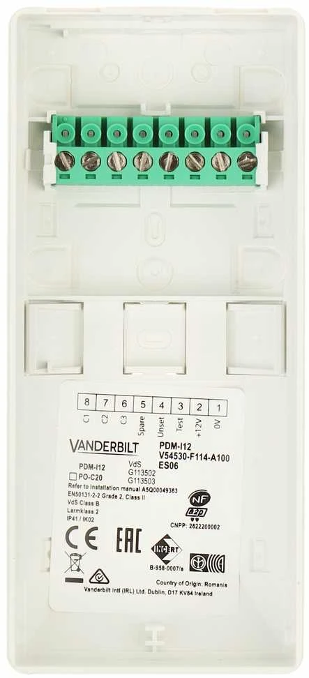 PIR JUTIKLIS PDM-I12 Vanderbilt