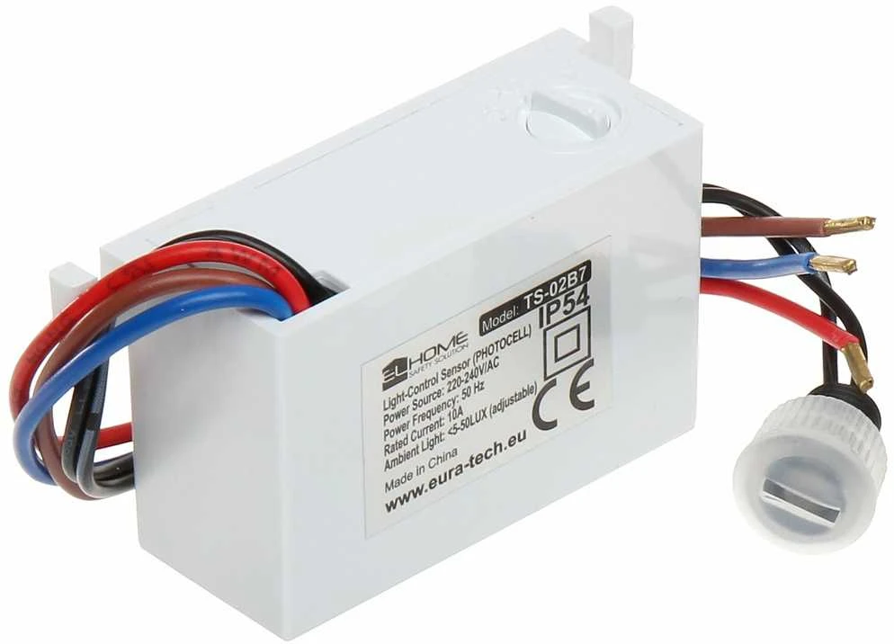 TST Eura-tech El Home TS-02B7 - miniatiūrinis prieblandos reguliatorius 230V
