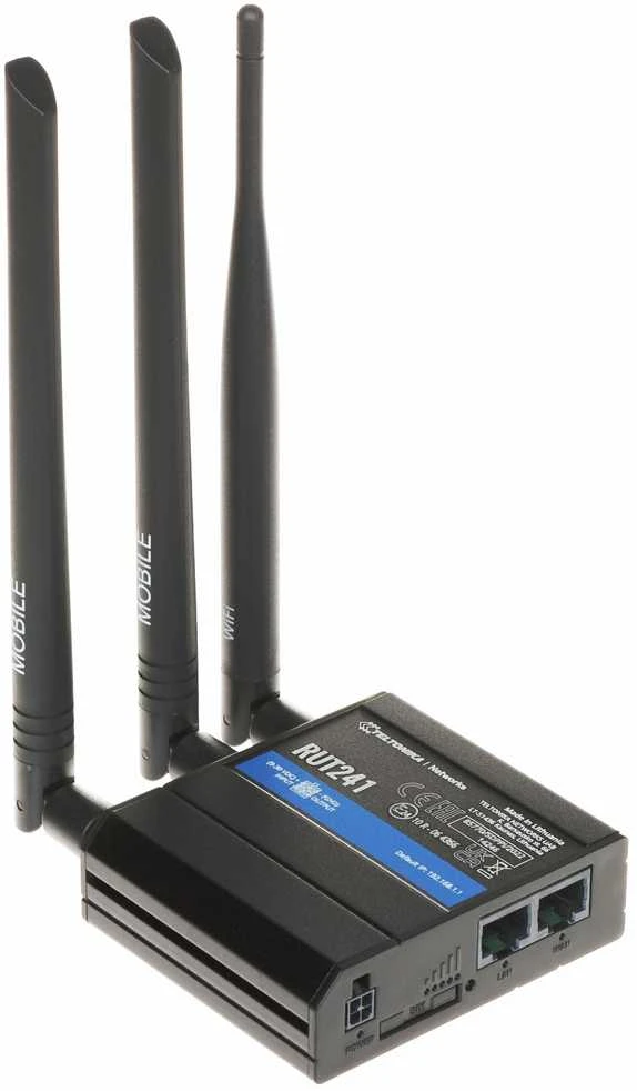 Šakotuvas TELTONIKA IOT ROUTER RUT241 2XLTE