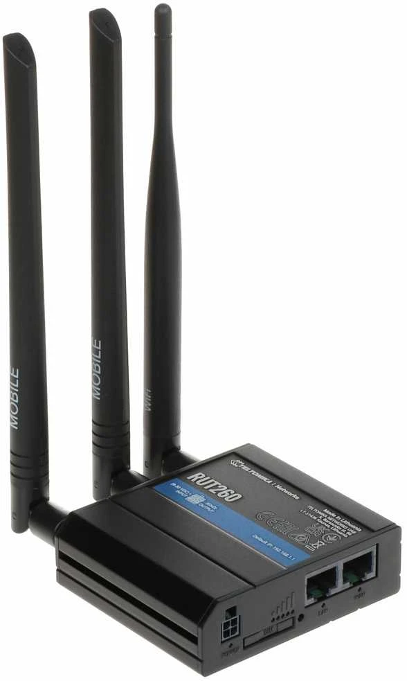 Teltonika | LTE Cat 6 Maršrutizatorius | RUT260 | 802.11n | 10/100 Mbit/s | Ethernet LAN (RJ-45) jungtys 2 | Mesh Support No | MU-MiMO No | 4G