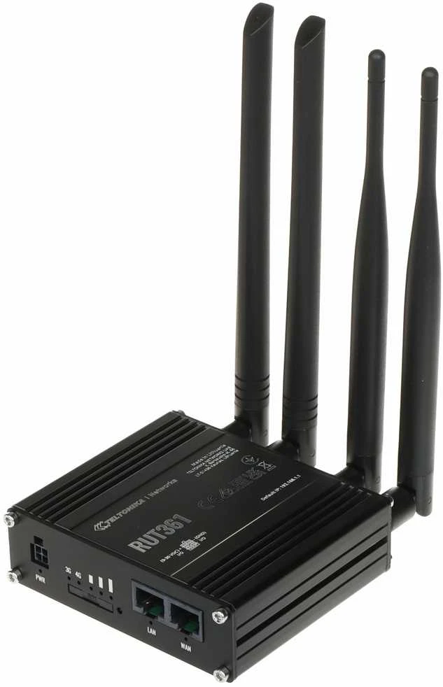 Teltonika | LTE CAT 6 Maršrutizatorius | RUT361 | 802.11n | 10/100 Mbit/s | Ethernet LAN (RJ-45) jungtys 2 | Mesh Support No | MU-MiMO Yes | 4G