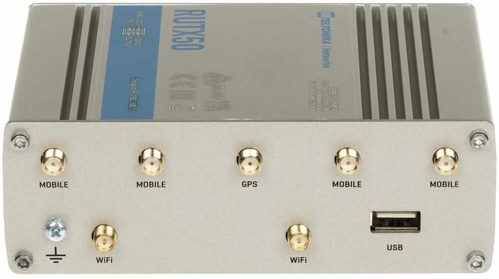 Teltonika | PRAMONINIS 5G MARŠRUTIZATORIUS | RUTX50 | 802.11ac | 867 Mbps | 10/100/1000 Mbps Mbps | Ethernet LAN (RJ-45) jungtys 5 | Tinklo palaikymas: Taip | MU-MiMO: Taip | 5G | Antenos tipas: Vidinė
