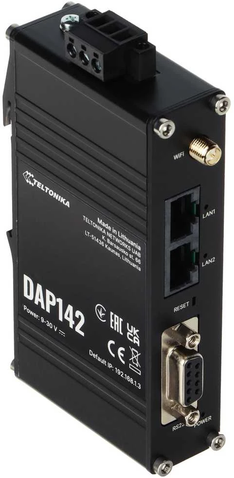 Maršrutizatorius PRIEIGOS TAŠKAS DAP142 Wi-Fi 4 2.4 GHz 300 Mbps Teltonika