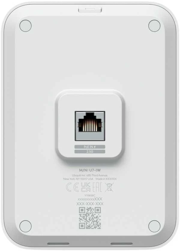 Maršrutizatorius PRIEIGOS TAŠKAS UQ-U7-IW UniFi Wi-Fi 7 2.4 GHz, 5 GHz, 688 Mbps + 4300 Mbps UBIQUITI