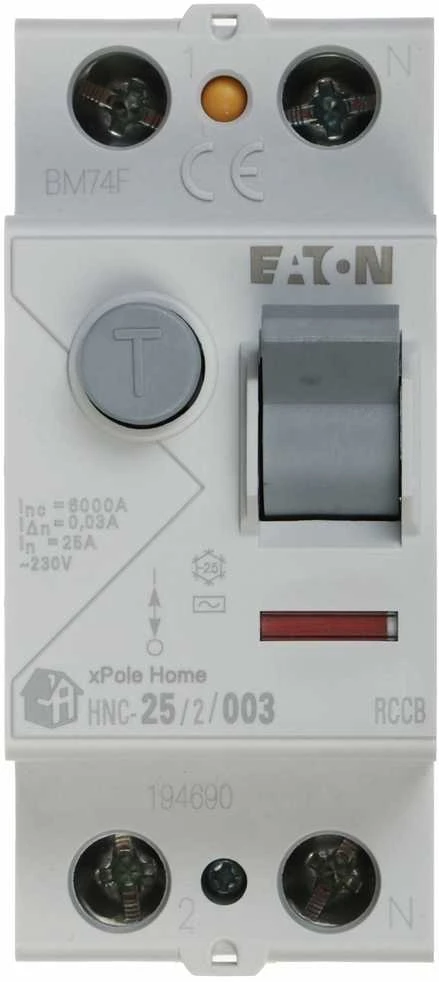 RCD JUNGILKLIS HNC-25/2/003 AC TIPAS 30 mA 25 A EATON