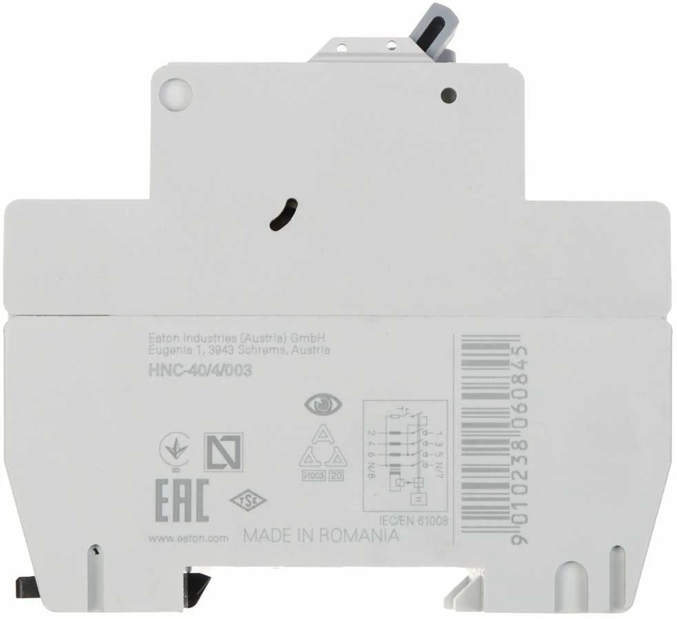 RCD JUNGILKLIS HNC-40/4/003 TRIFAZIS, AC TIPAS 30 mA 40 A EATON