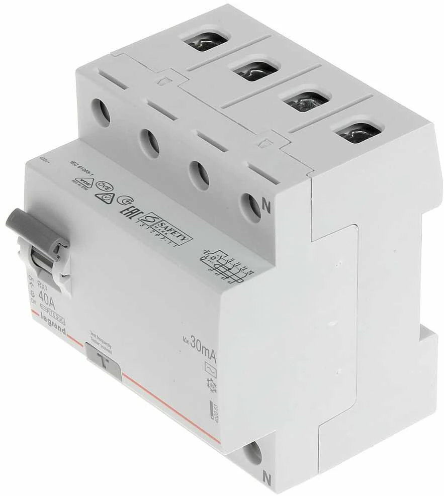 RCD JUNGILKLIS LE-402063 TRIFAZIS, AC TIPAS 30 mA 40 A LEGRAND
