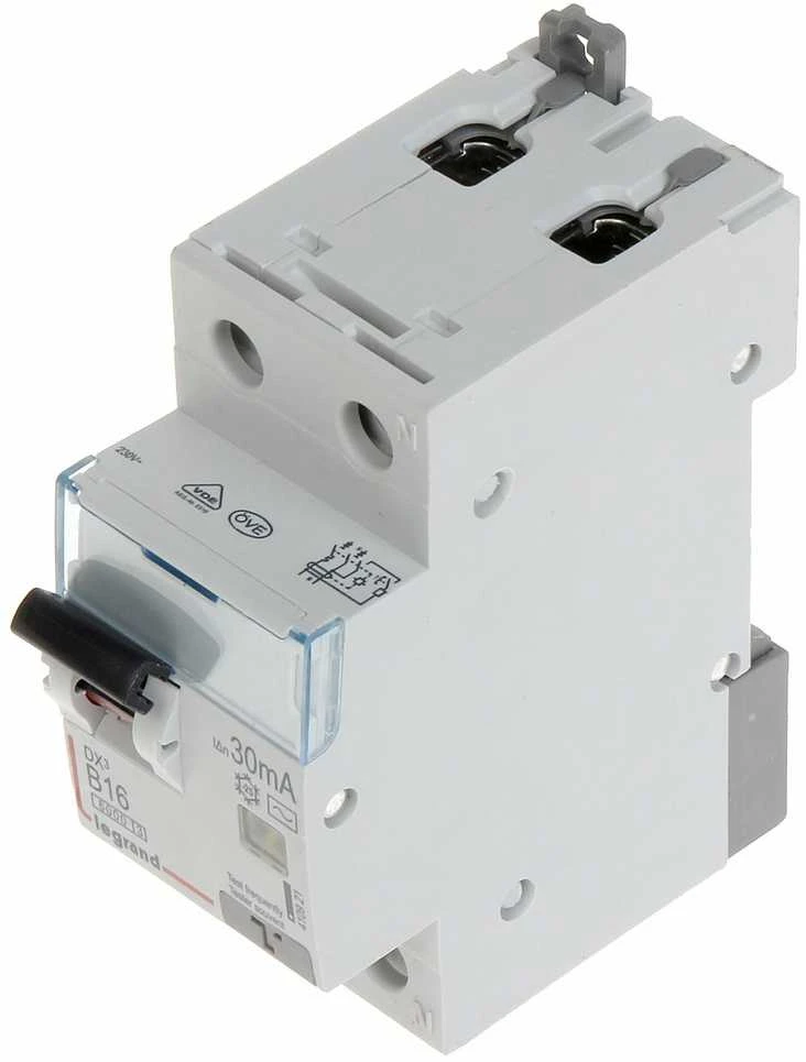 RCD JUNGILKLIS LE-410921 VIENFAZIS, B TIPAS 30 mA 16 A LEGRAND