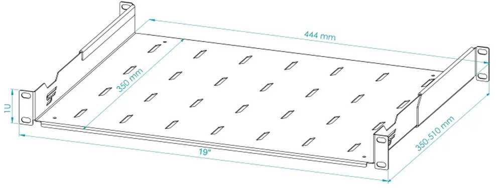 REGULIUOJAMA LENTYNA S-RSA19-1U-350B STALFLEX
