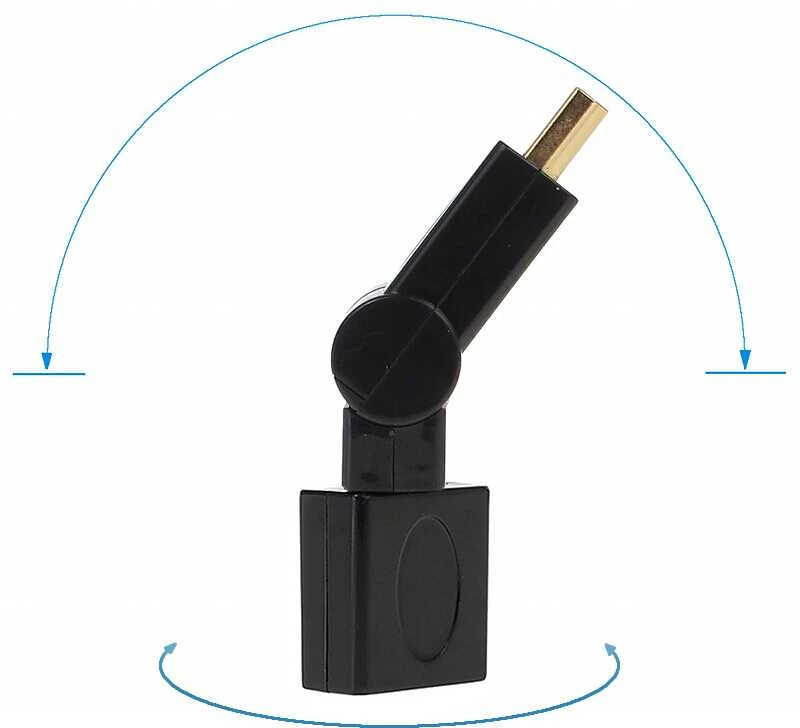 Cabletech Besisukantis HDMI lizdas-kištukas