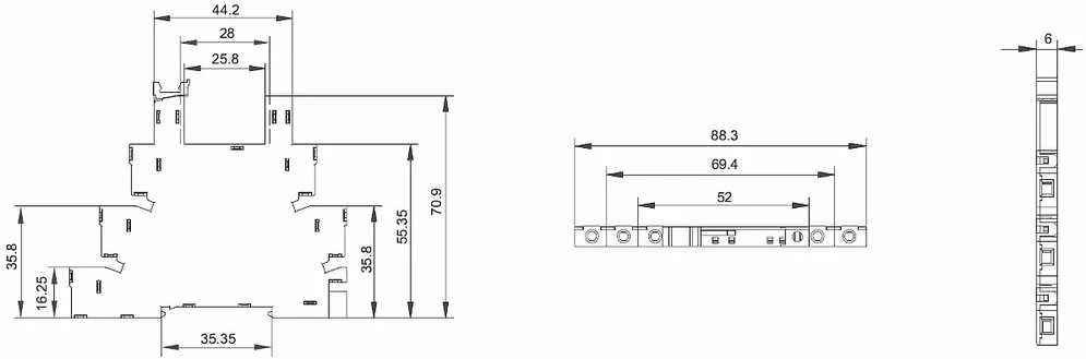 TST RELINIS MODULIS PK-41F-1Z-C2-1/12V